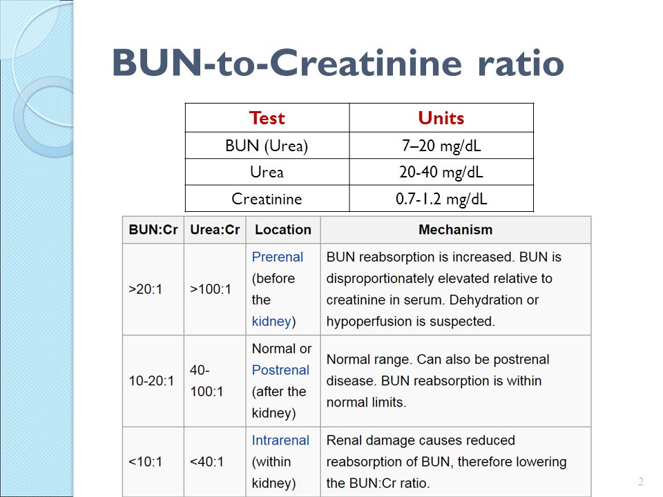 BUN Creatinine Ratio Calculator Blood Urea Nitrogen 54 OFF